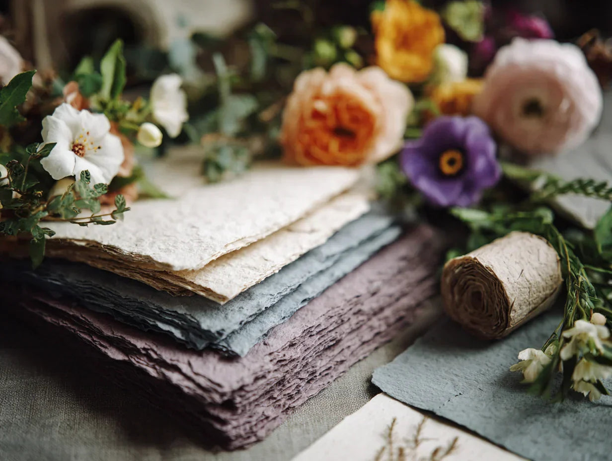 Hârtie handmade pentru papetărie de nuntă și invitații Fine Art
