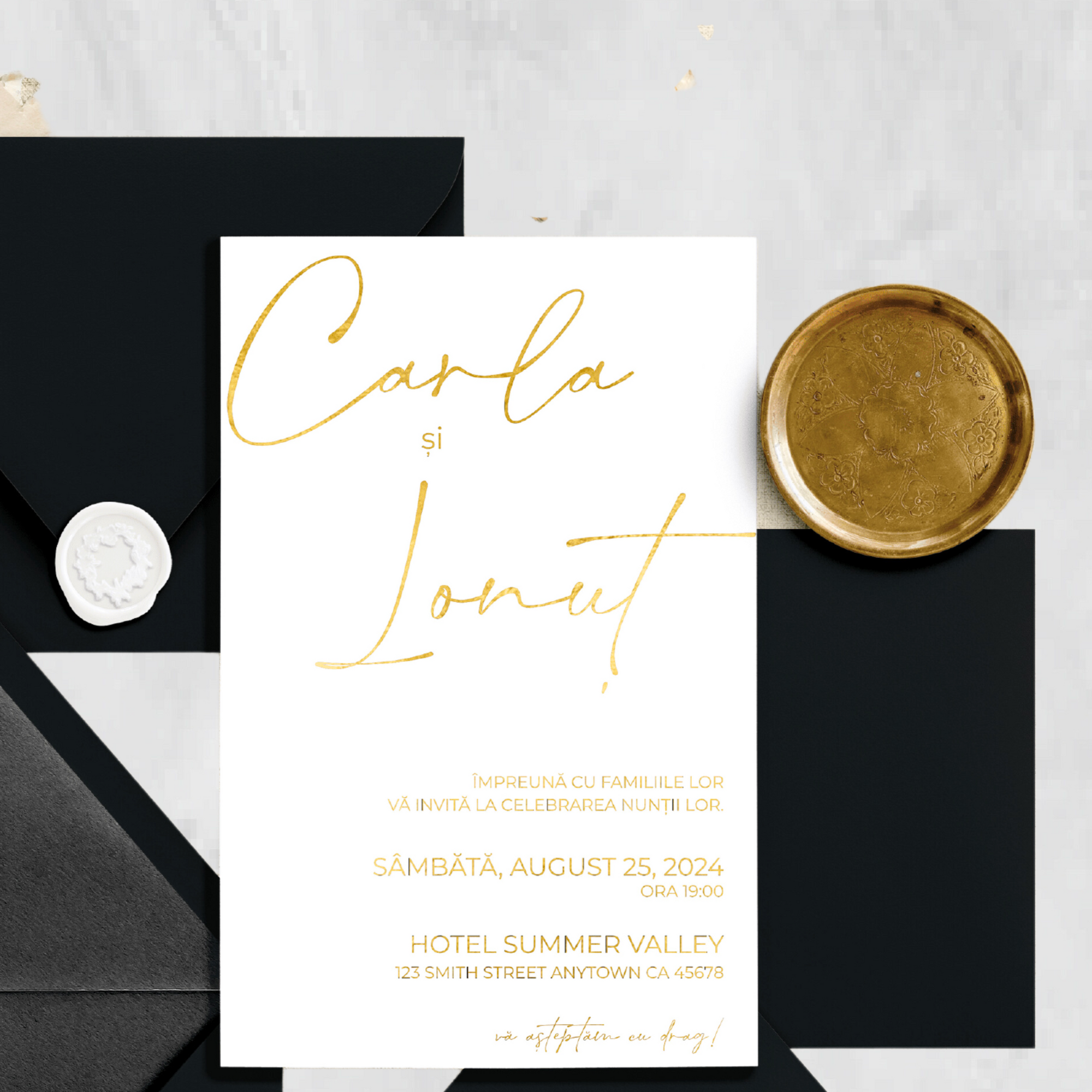 Invitatie nunta Clear Elegance