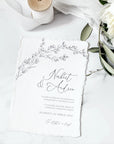 Graceful wedding invitation