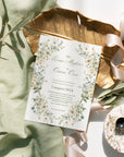 In Bloom wedding invitation