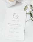 Lauree wedding invitation