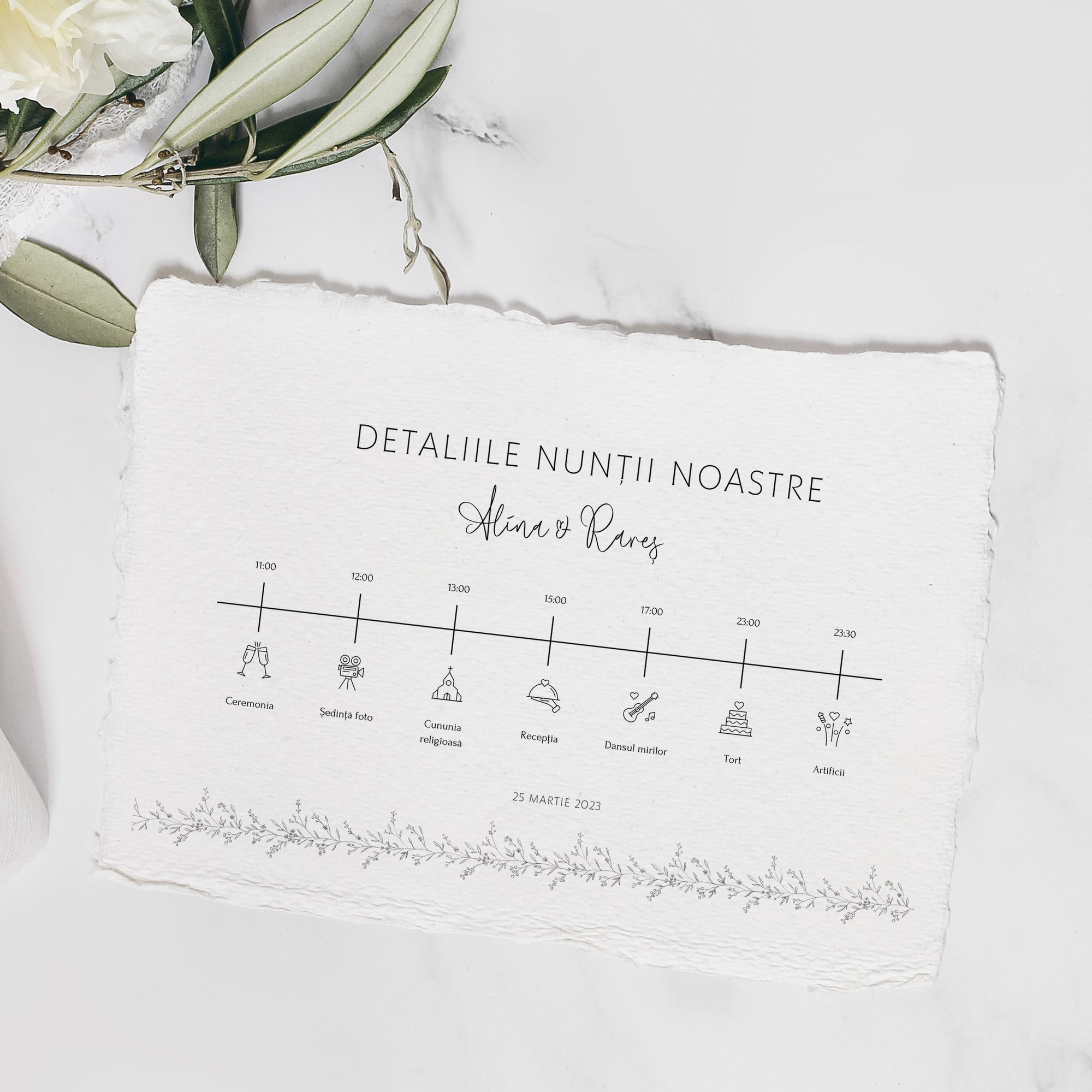 Invitatie nunta Bliss