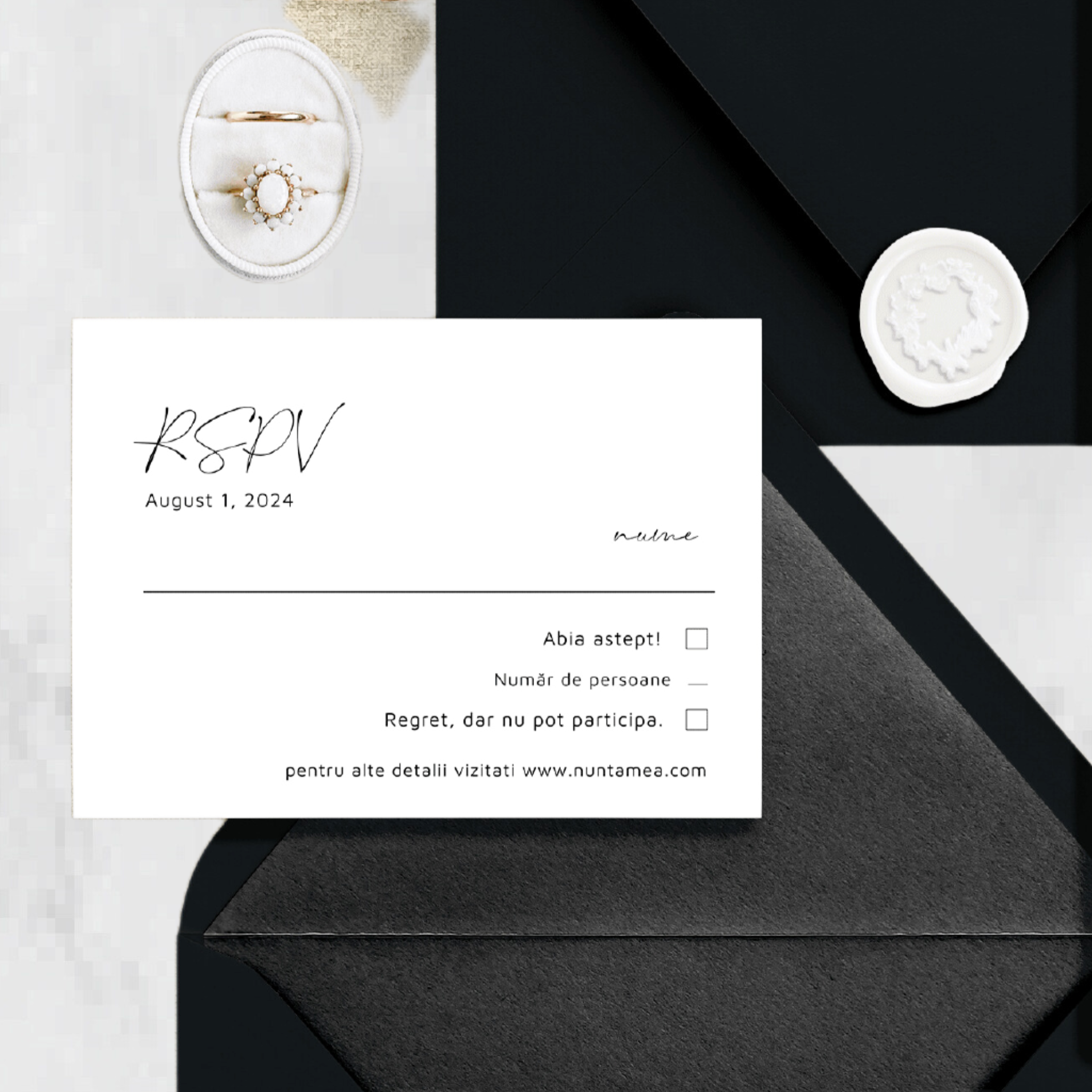 Invitatie nunta Clear Elegance