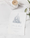 Church wedding invitation