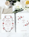 Watercolor Roses wedding invitation