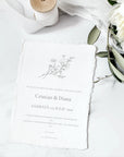 Fine Touch wedding invitation