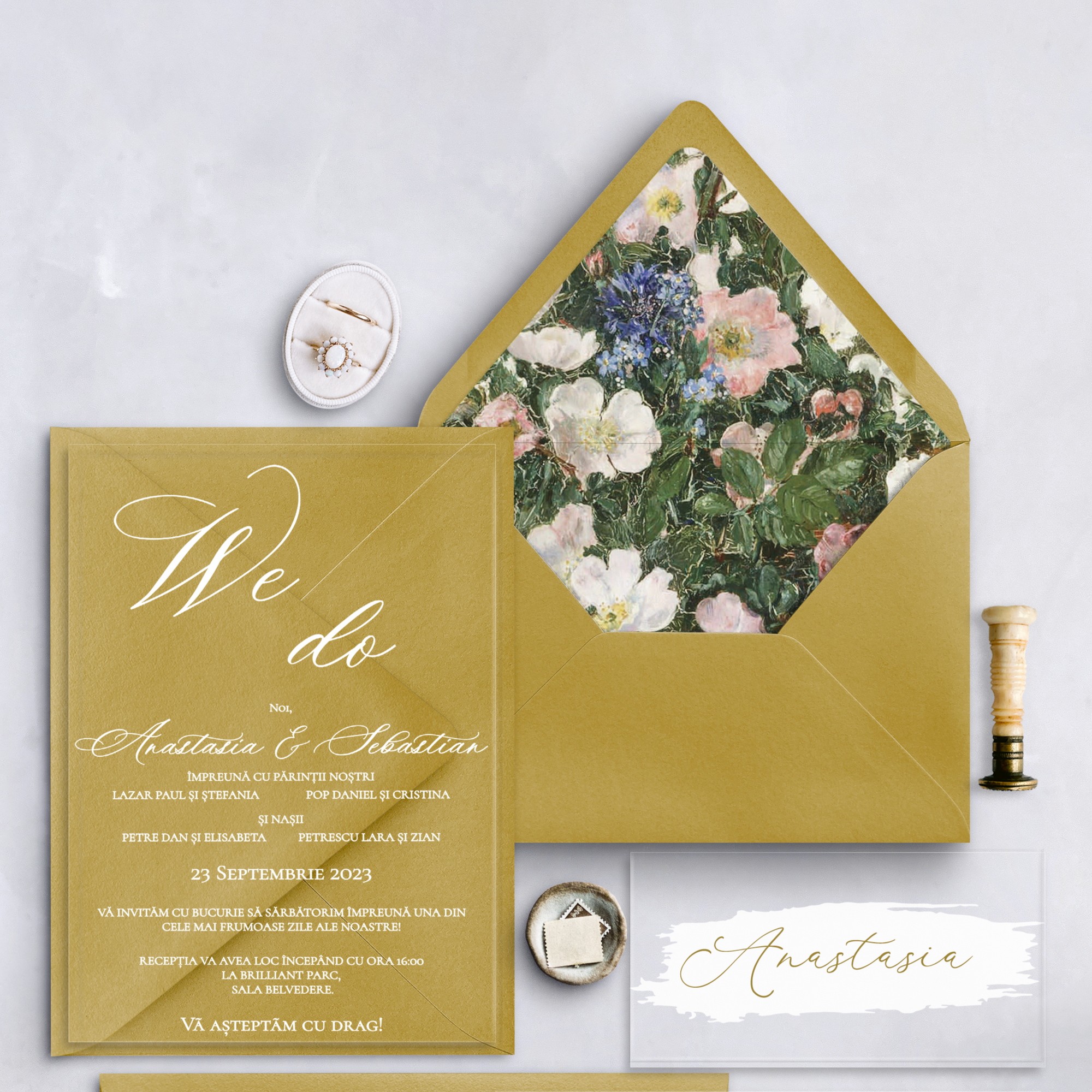 Acrylic Dreams invitation