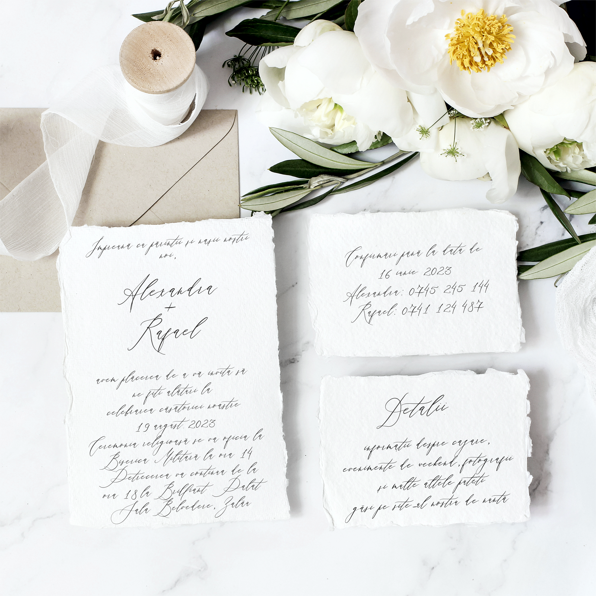 Invitatie nunta Alexandra
