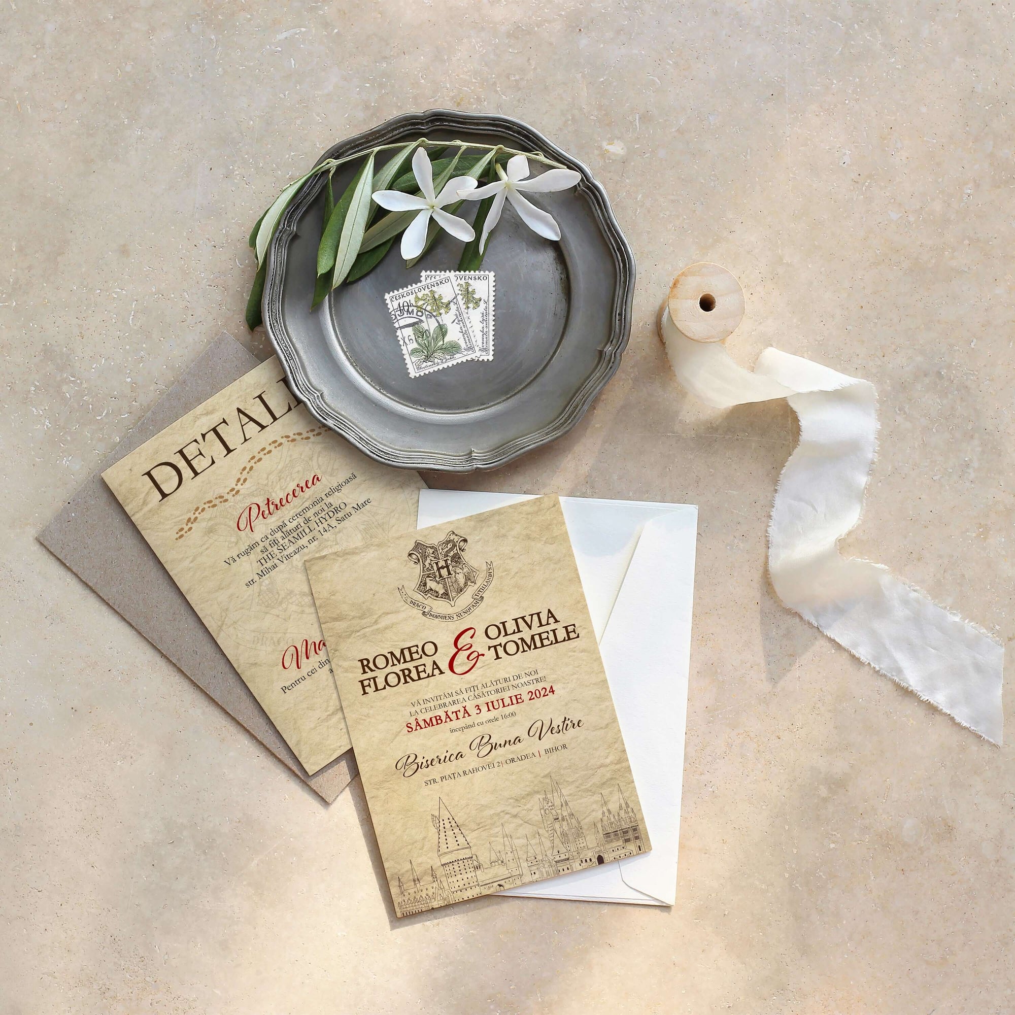 Harry Potter wedding invitation