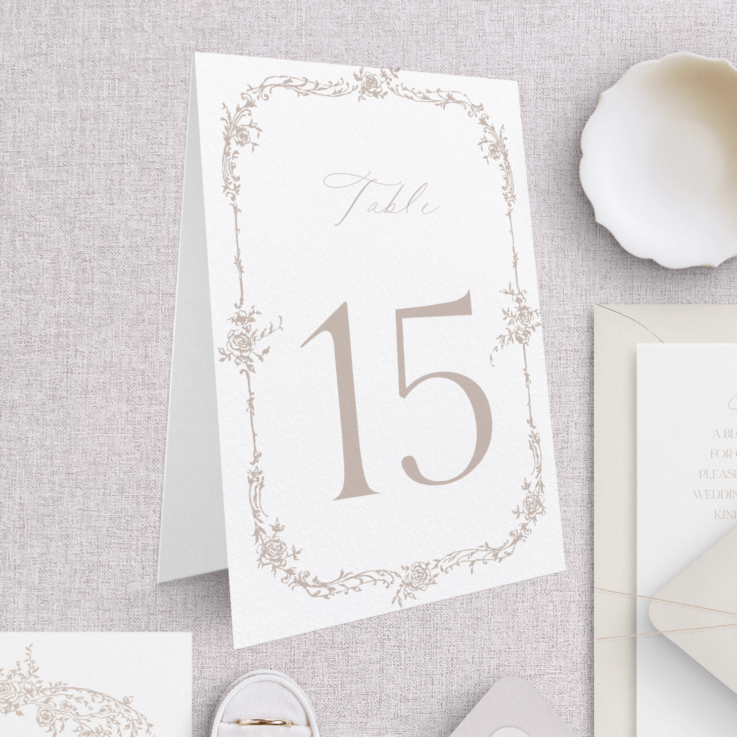 Invitație nuntă elegantă cu hârtie manuală și margini rupte