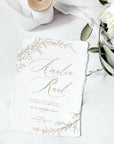Timeless Bond wedding invitation