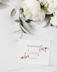 Watercolor Roses wedding invitation