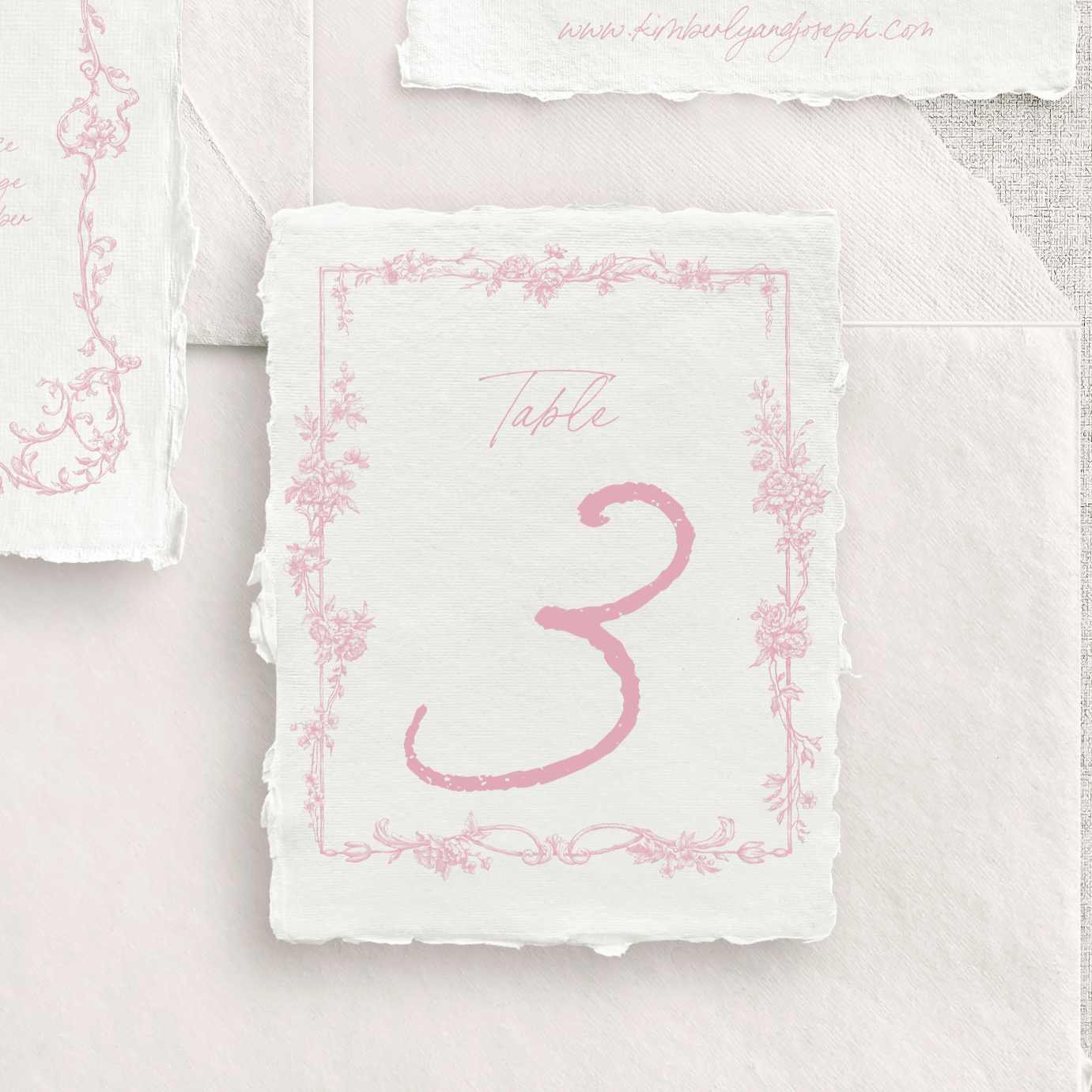 Luxury handmade wedding invitation blush pink cu emboss elegant pe hârtie manuală – Diandra Events România