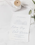 Church wedding invitation
