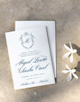 Royal Blue wedding invitation