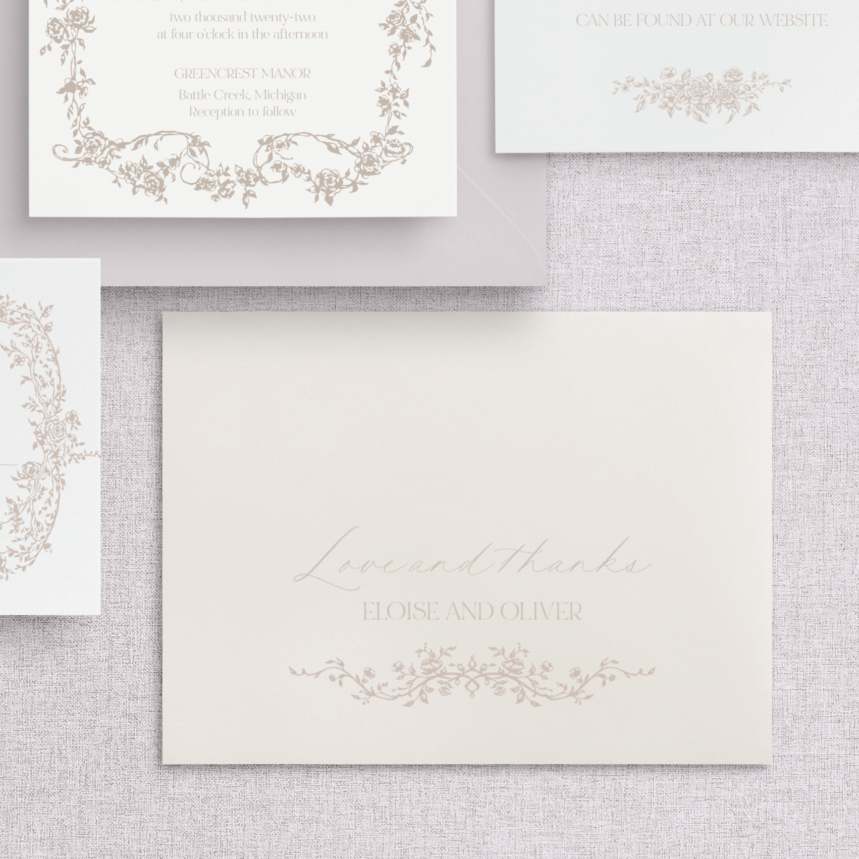 Invitație nuntă elegantă cu hârtie manuală și margini rupte