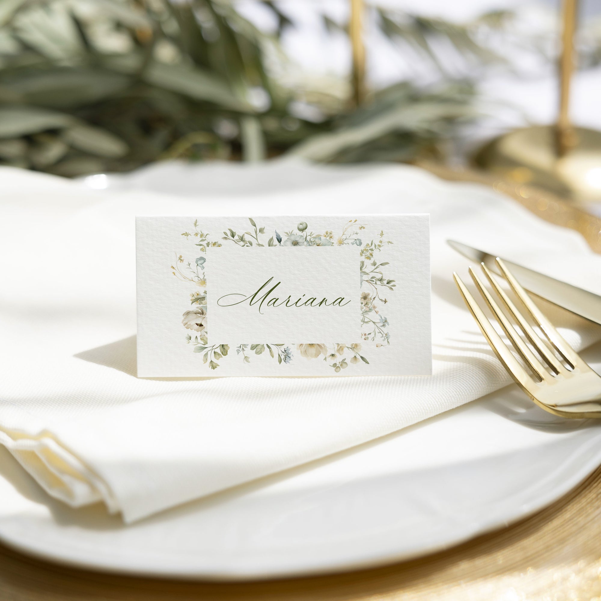 In Bloom wedding invitation