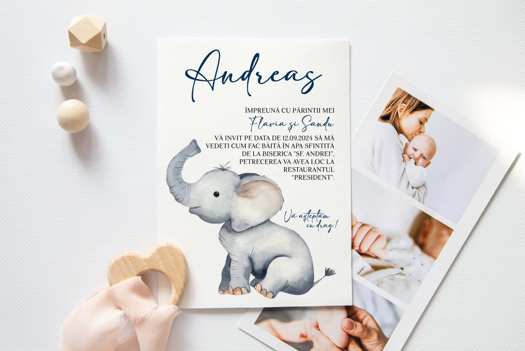 Little Elephant invitation