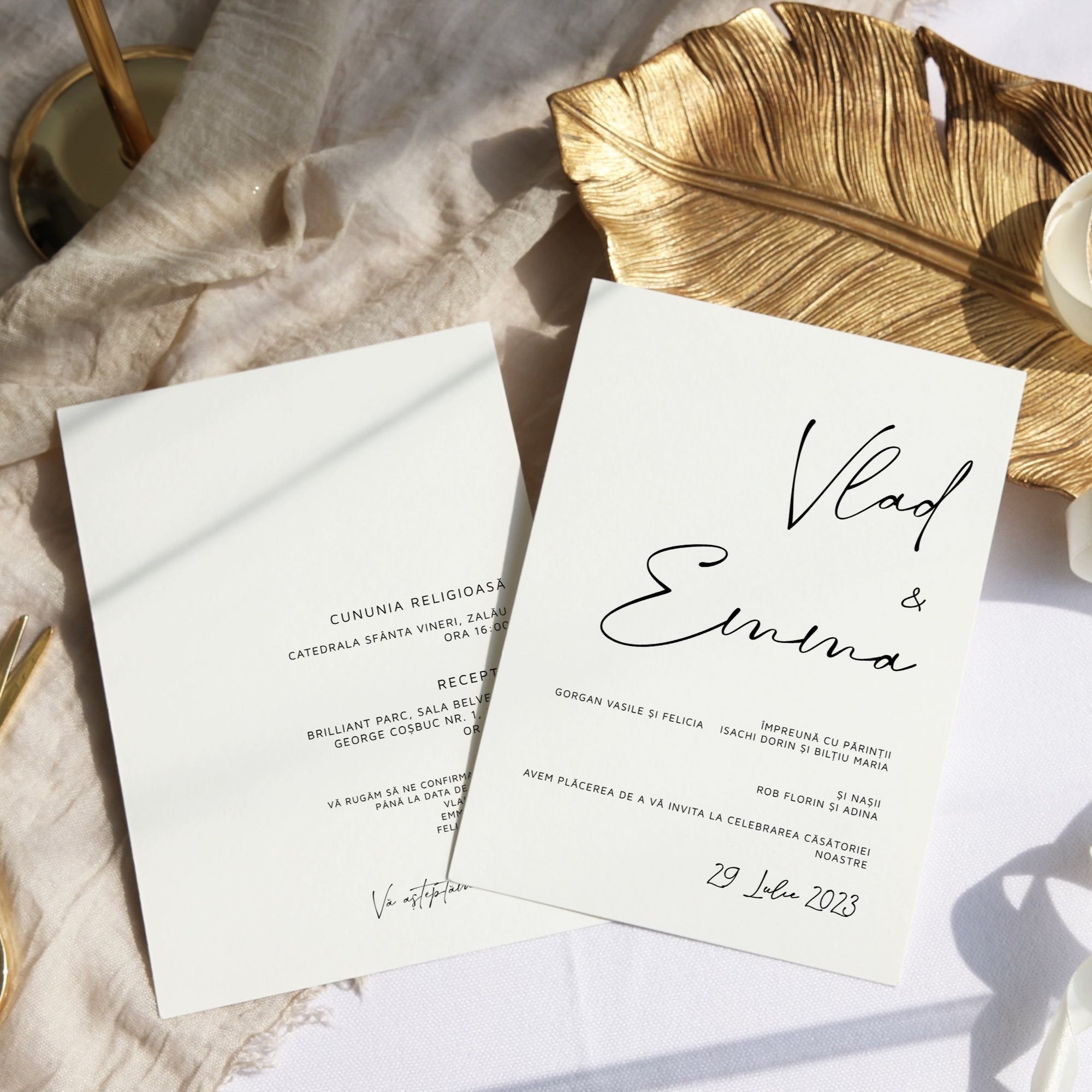 Simply Yours wedding invitation