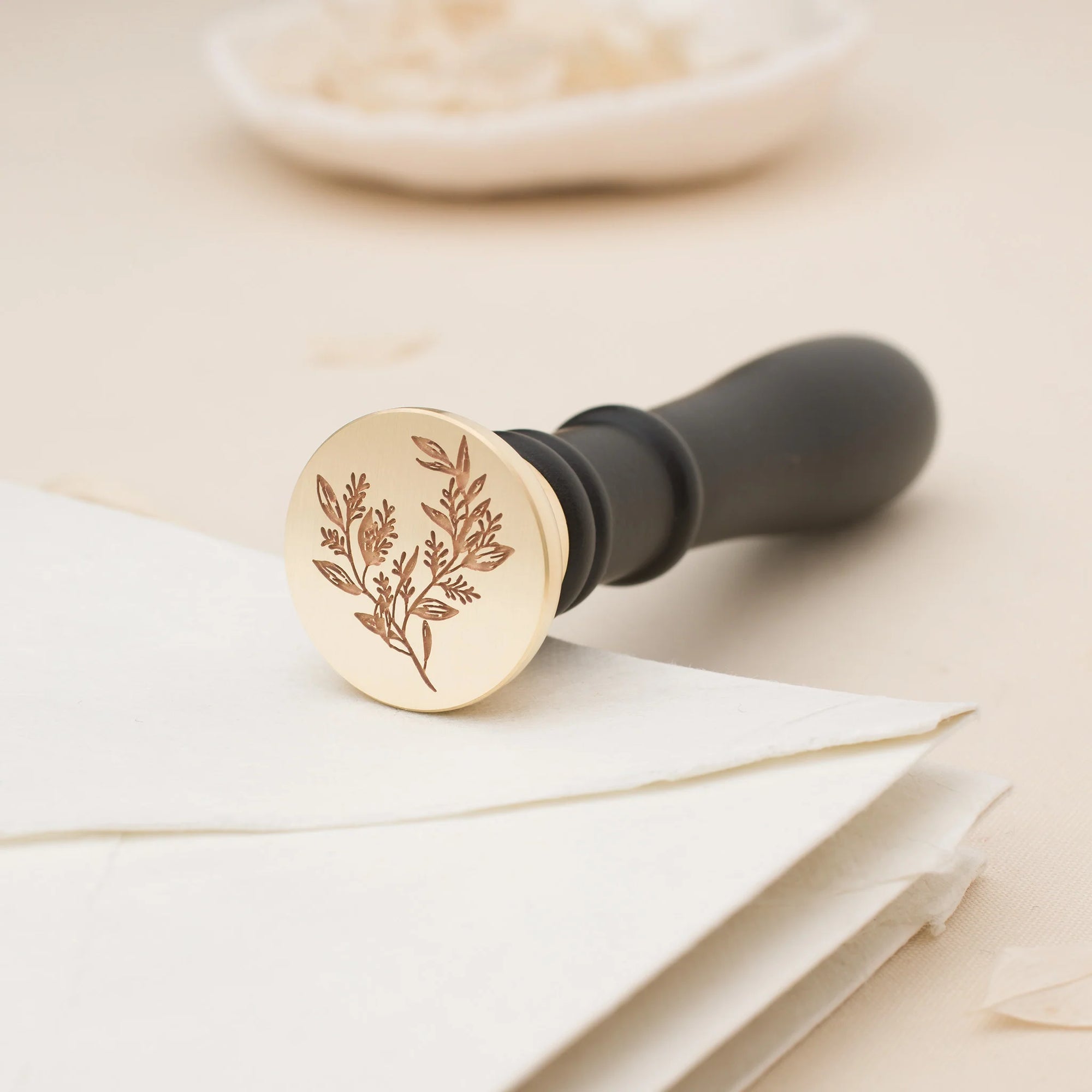 "Eucalyptus" wax seal