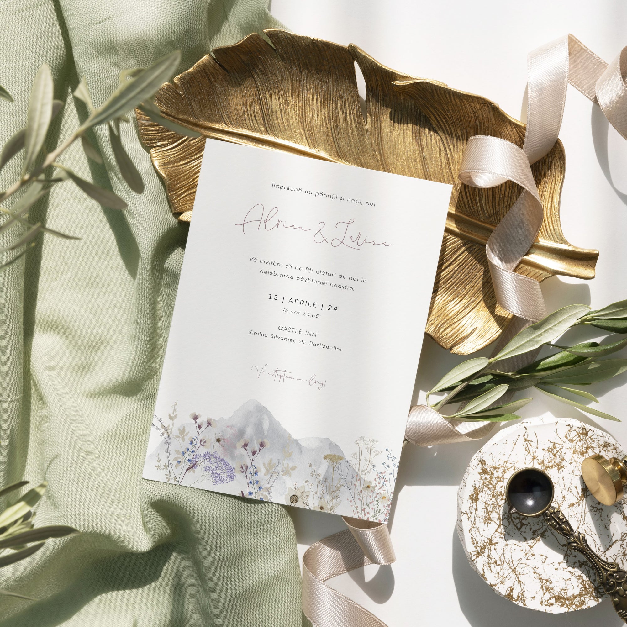 Invitatie nunta Mountain Bliss