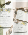 Invitatie nunta Lemon Squeeze