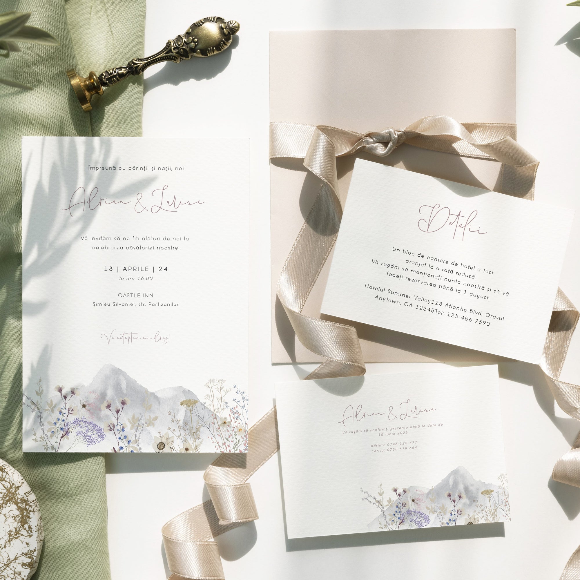 Invitatie nunta Mountain Bliss