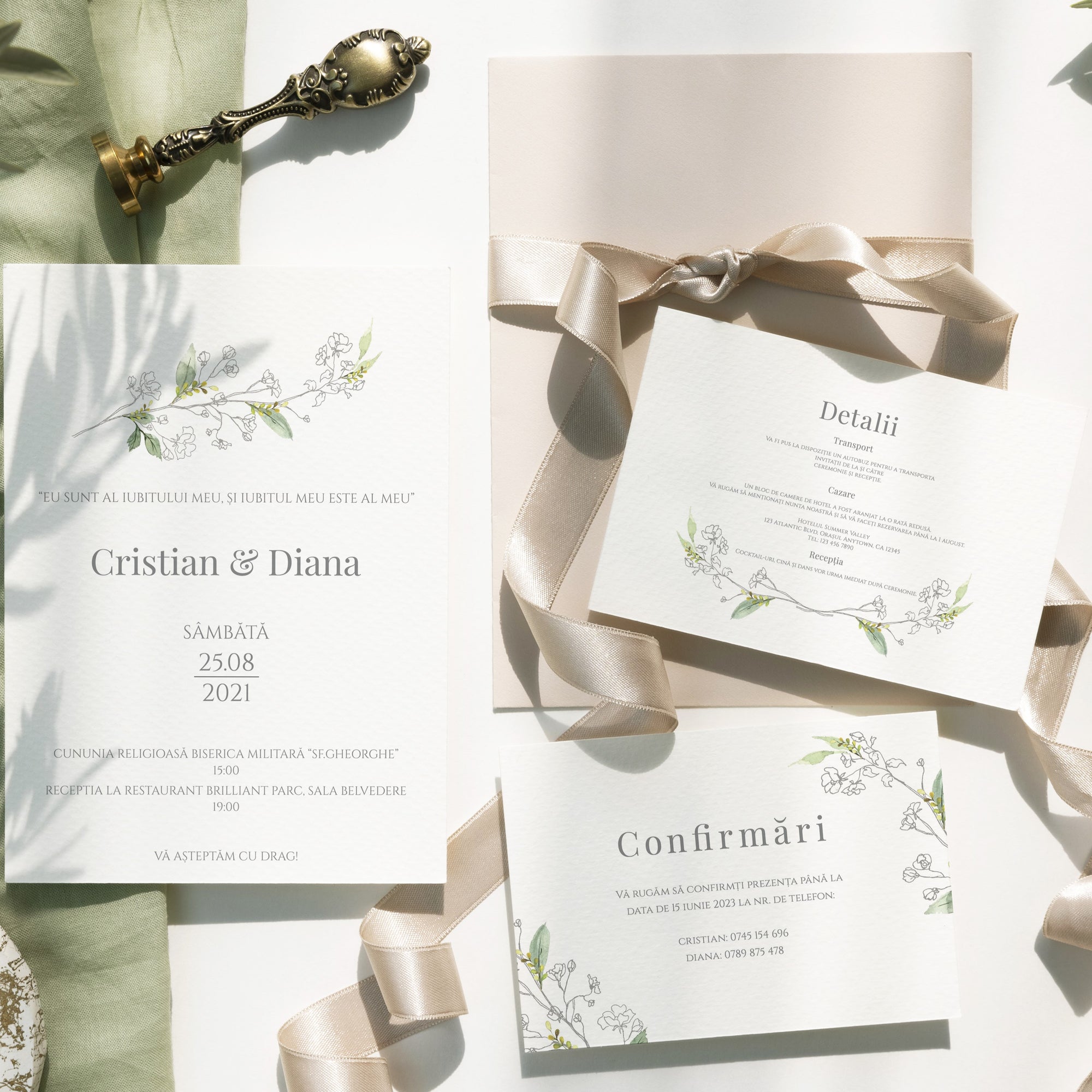 Invitatie nunta Floral Joy