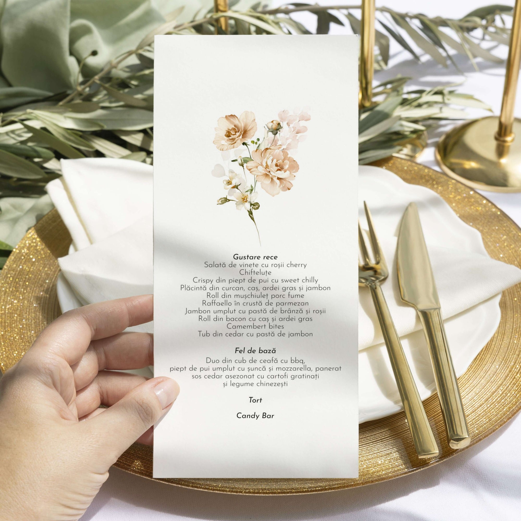 Anastasia wedding invitation