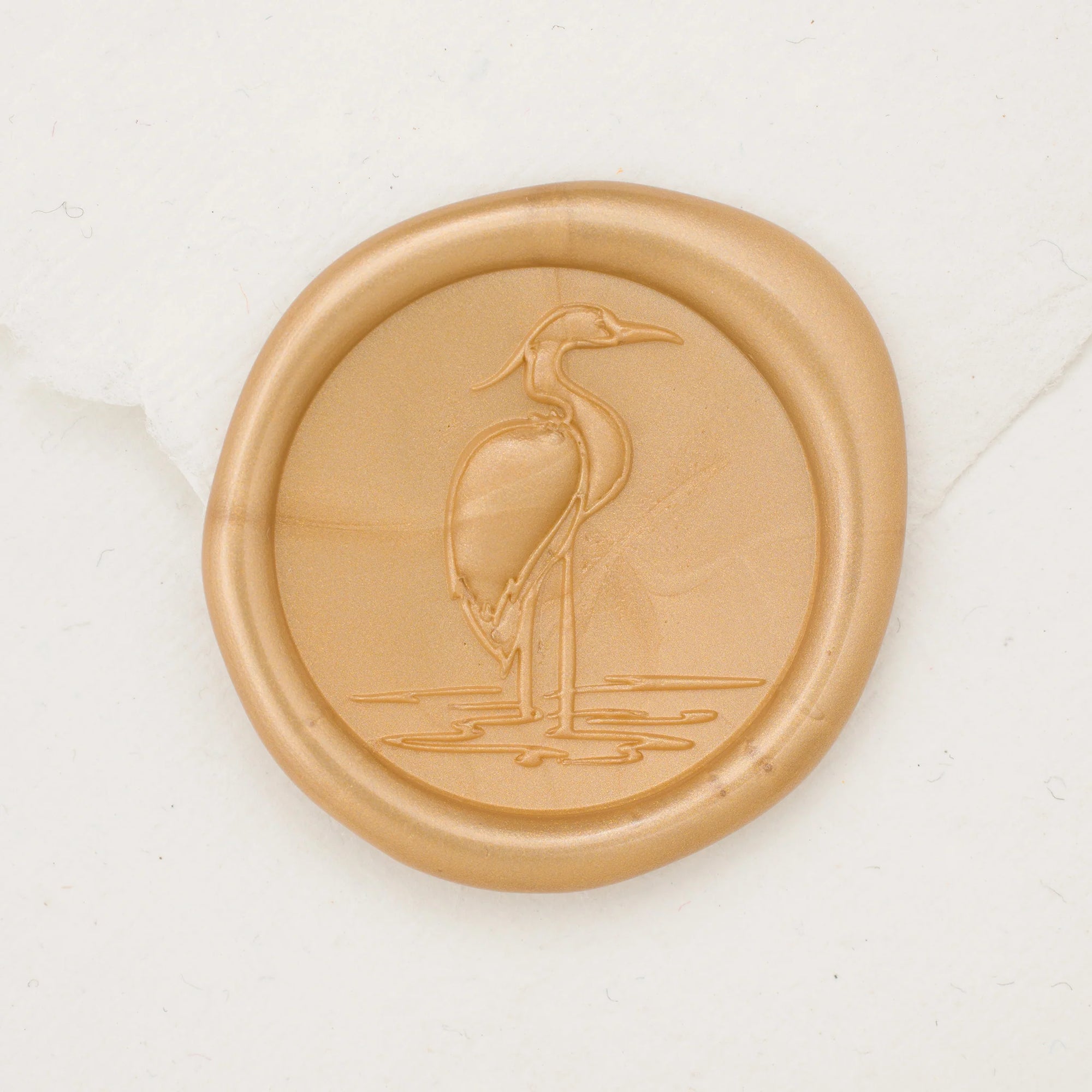 "Heron" 3D wax seal