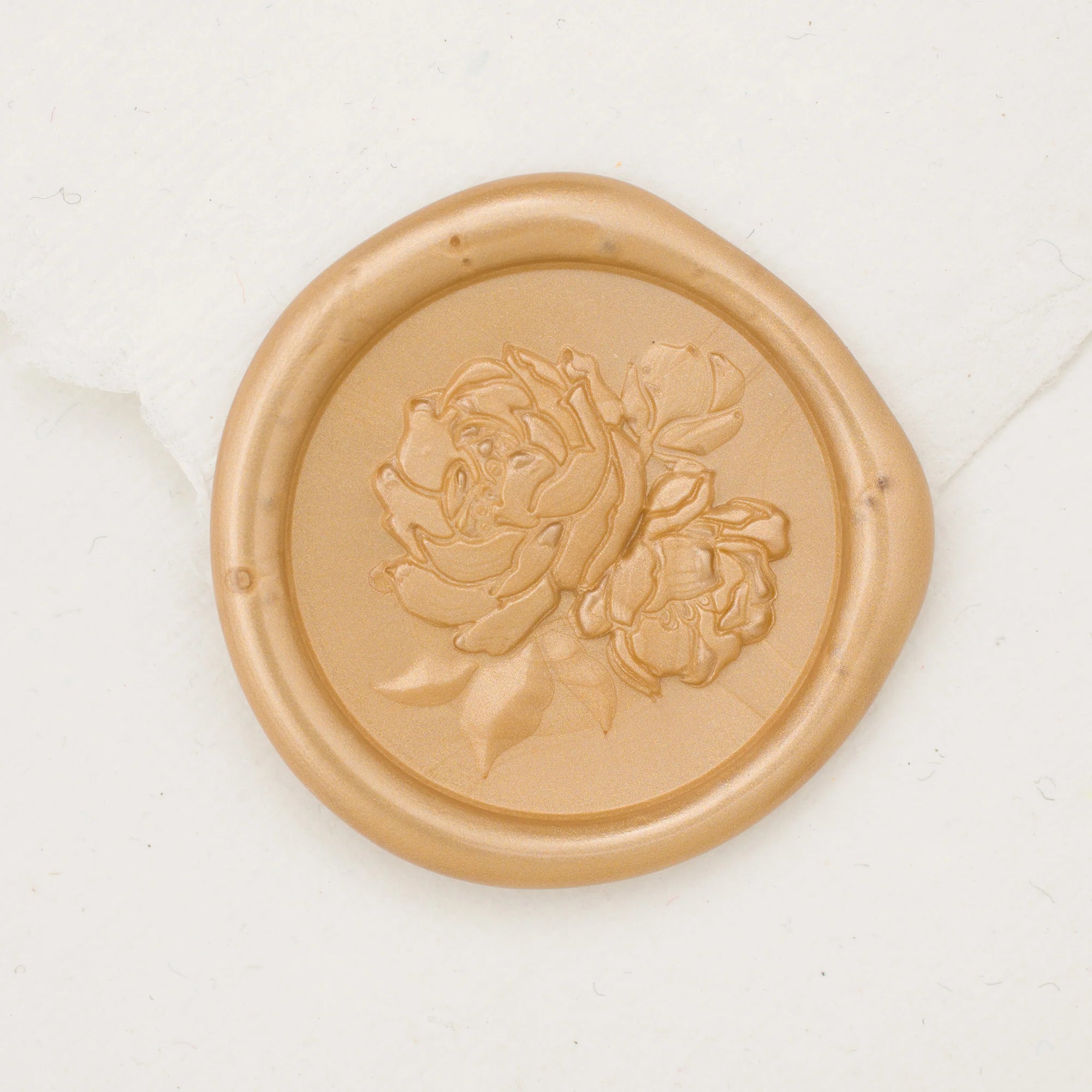 Vintage Peonies 3D Wax Seal