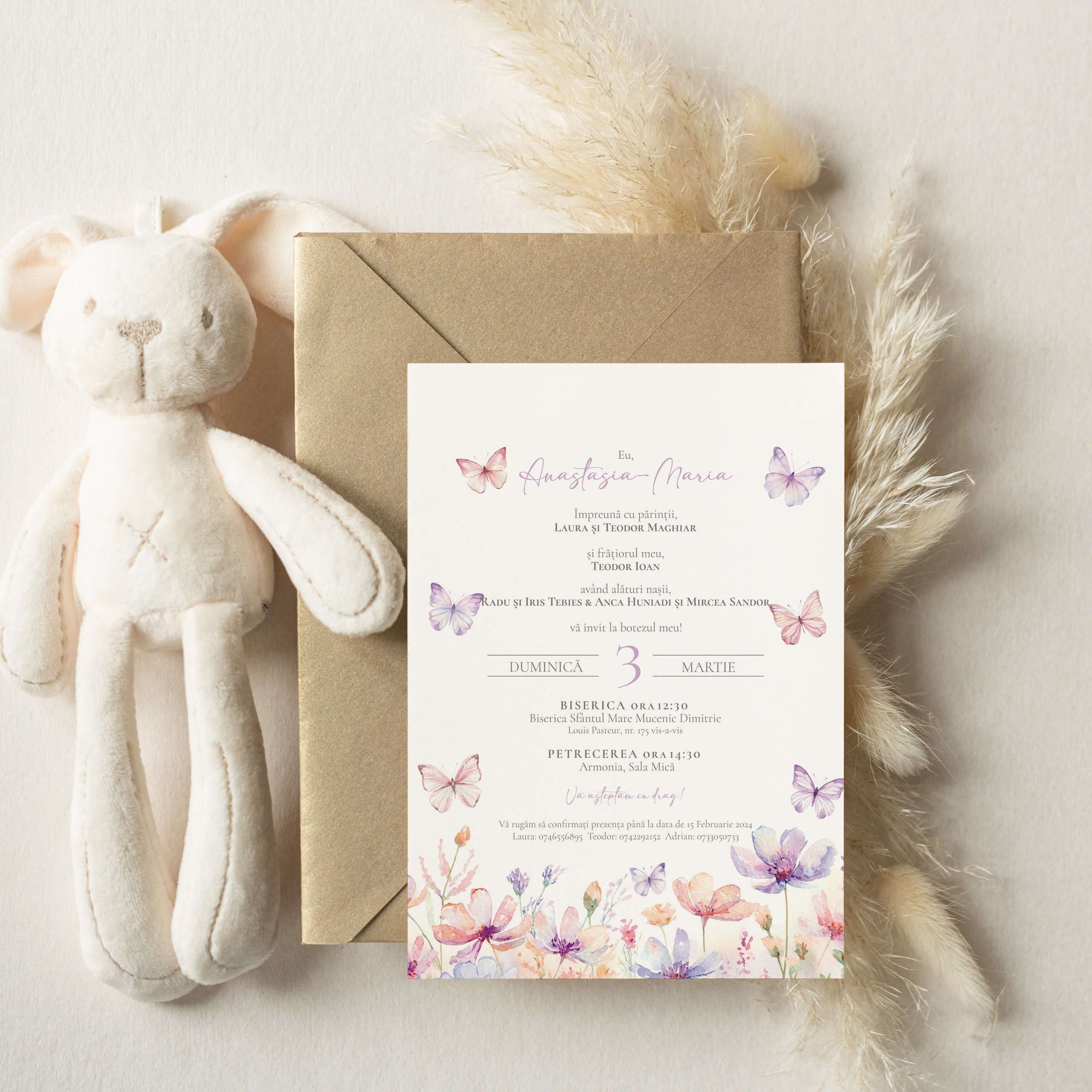 Invitația Butterfly