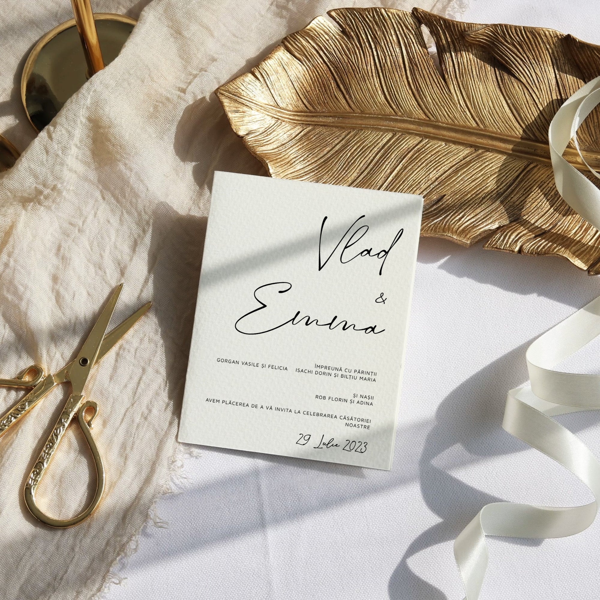 Simply Yours wedding invitation