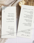 Floral Union wedding invitation