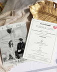 Love Letter wedding invitation