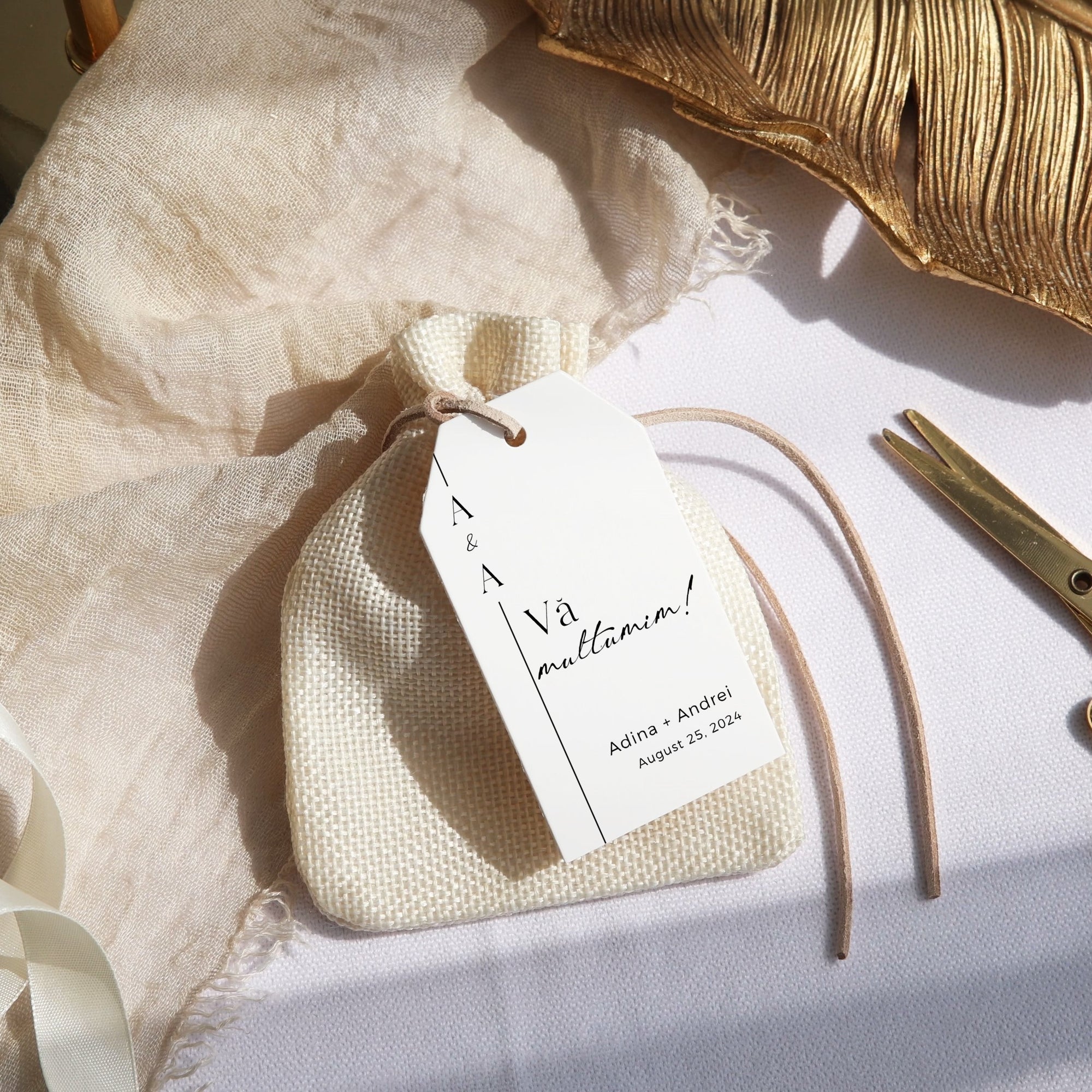 Floral Union wedding invitation