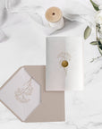 Fine Bloom wedding invitation