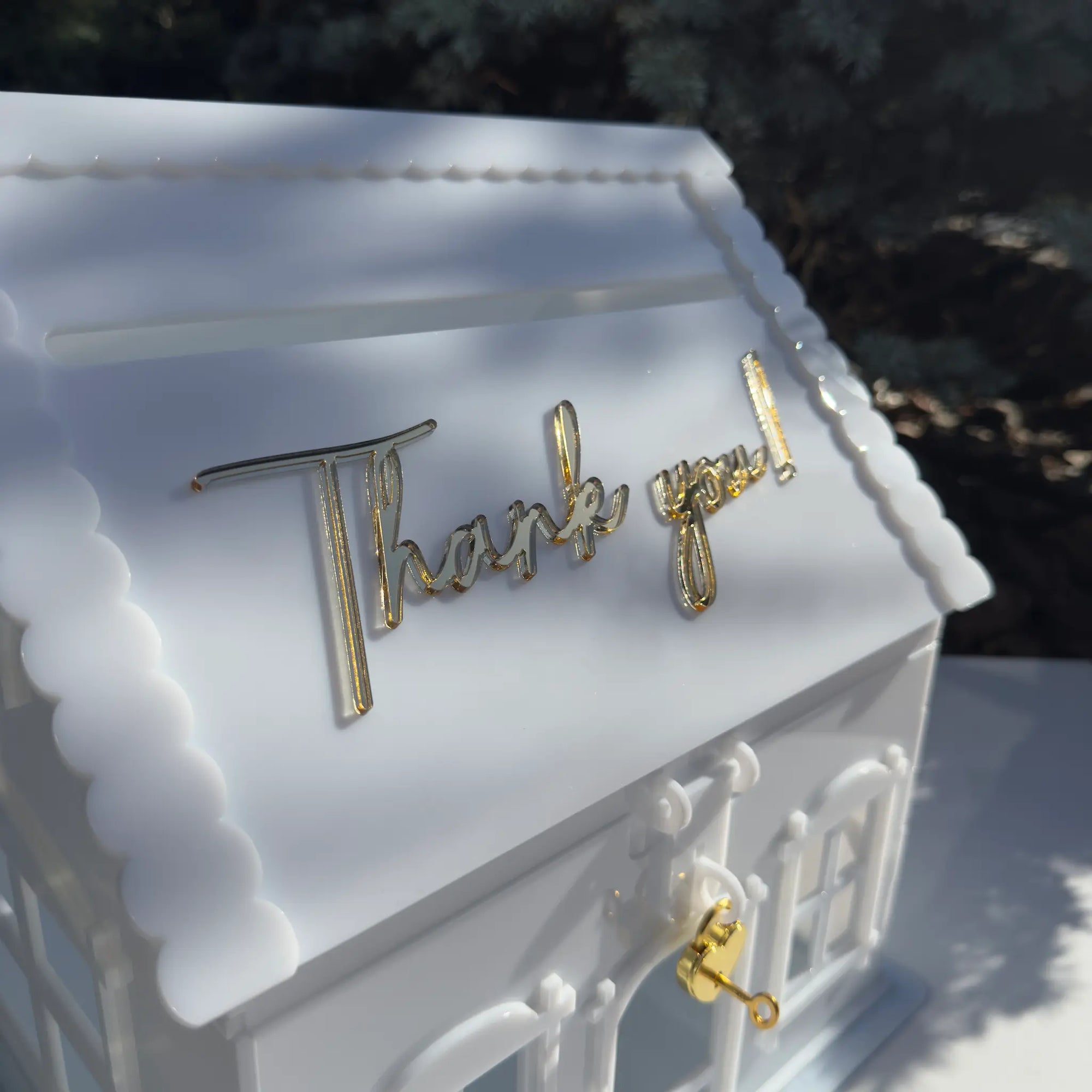 cutie dar nuntă plexiglas alb 30x30 cm reutilizabilă design elegant diandra events