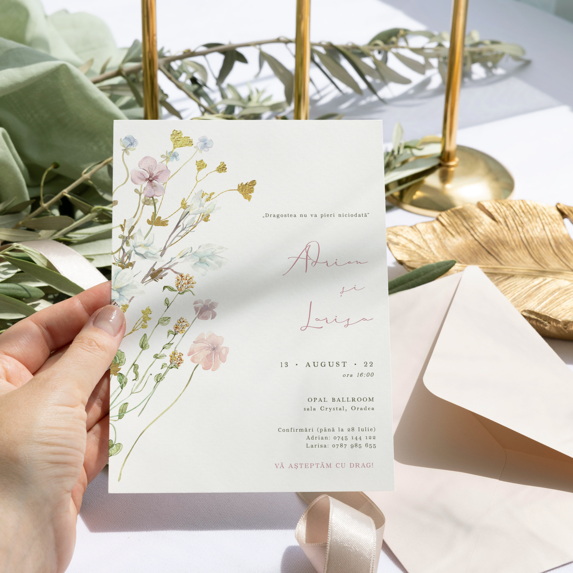 Wild Flowers Invitation