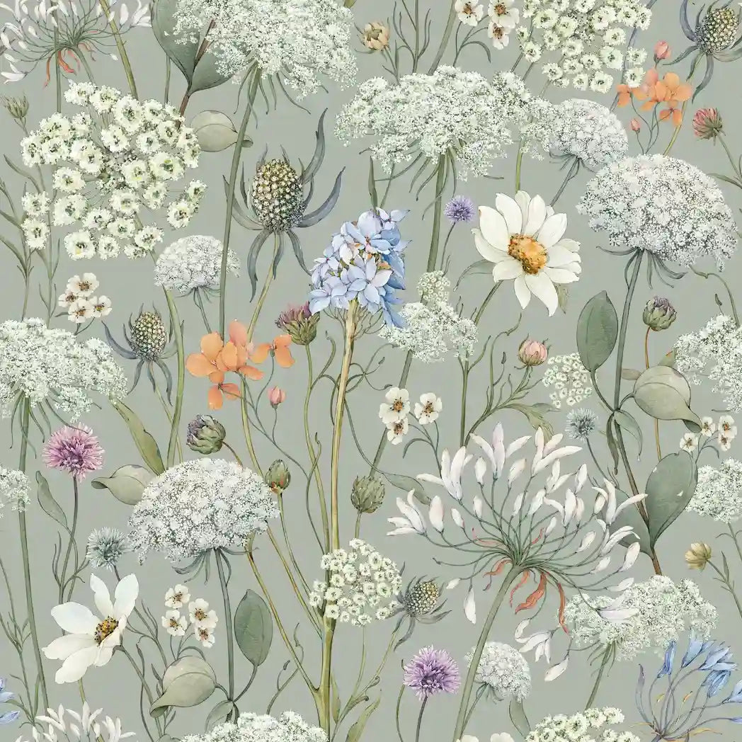 Față de masă boho florală, cu imprimeu de flori sălbatice și flori de câmp, decor personalizat pentru masă de nuntă