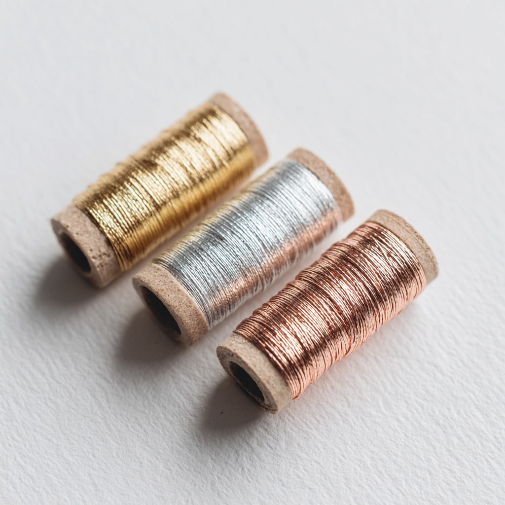 Șnur metalizat decorativ auriu, argintiu și roz auriu pentru invitații, plicuri și ambalaje cadouri – Diandra Events