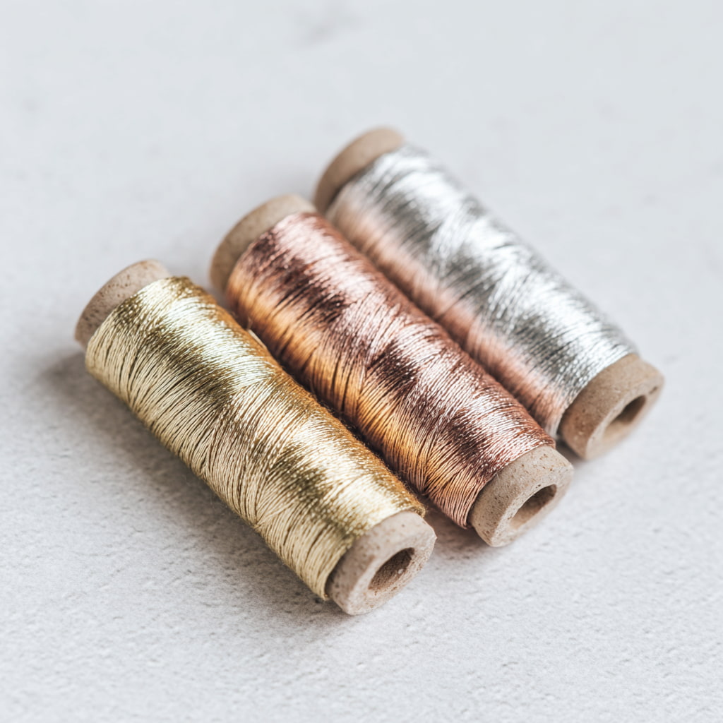 Șnur metalizat decorativ auriu, argintiu și roz auriu pentru invitații și ambalaje cadouri – Diandra Events