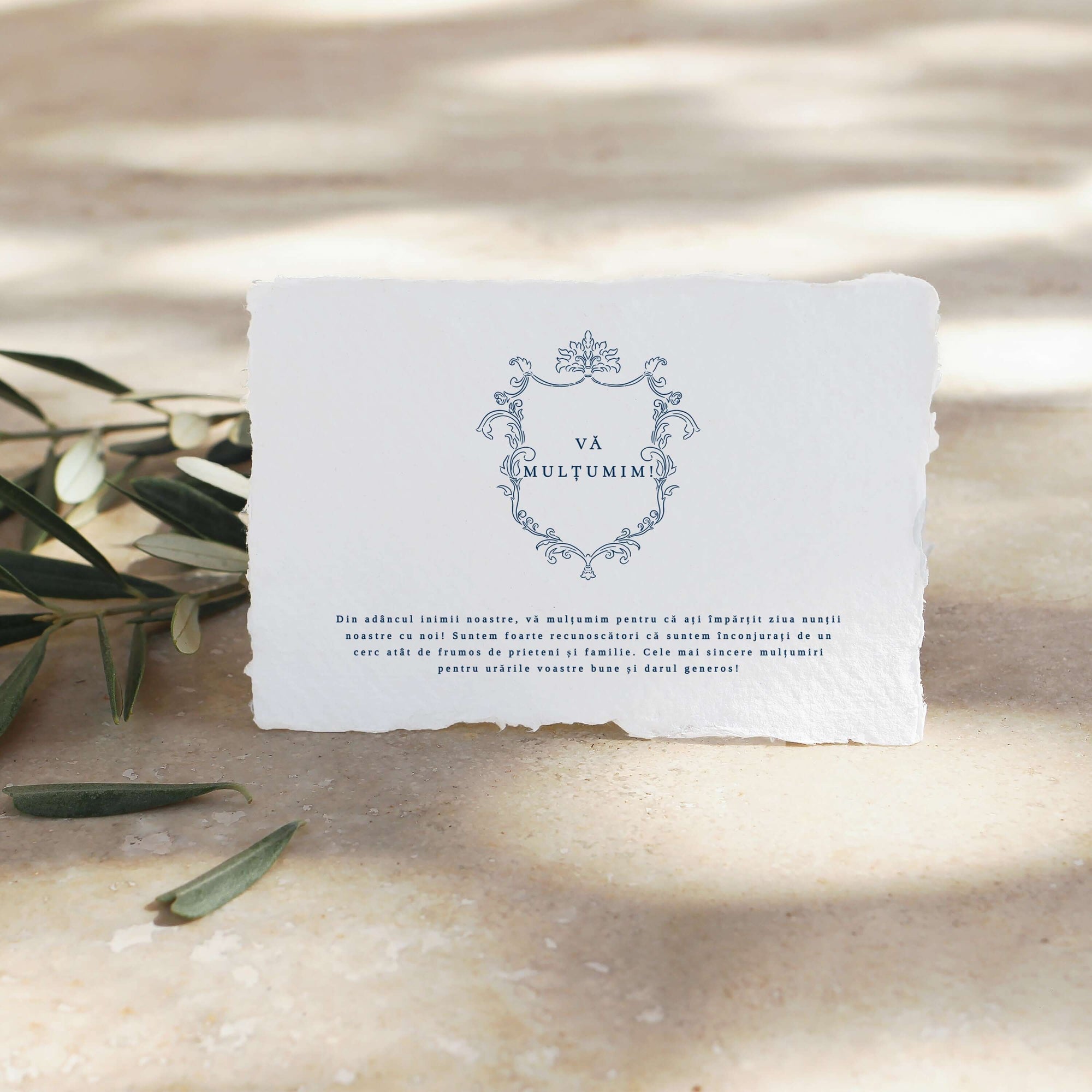 Royal Blue wedding invitation