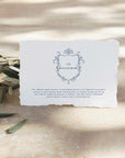 Royal Blue wedding invitation