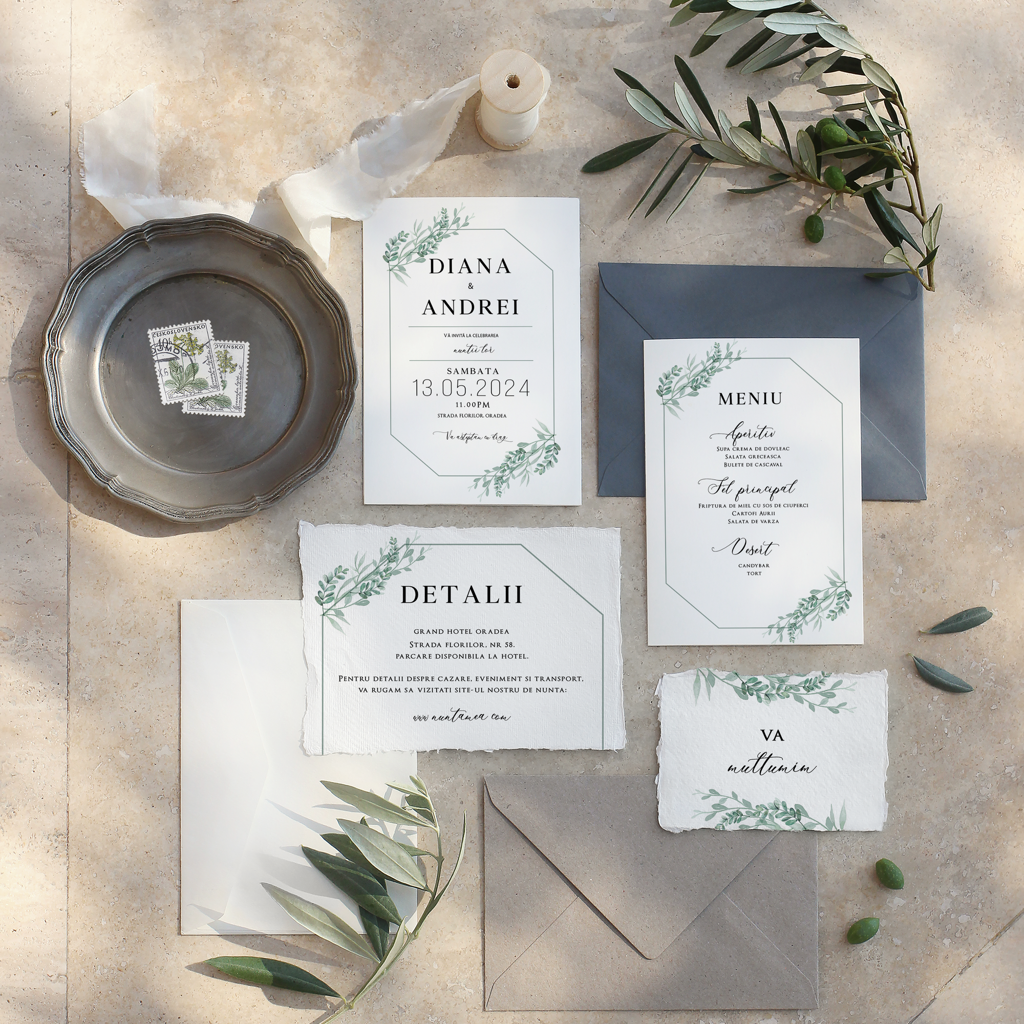 Invitatie nunta Diane