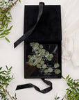 Acrylic Invitation Box with Floral Decorations