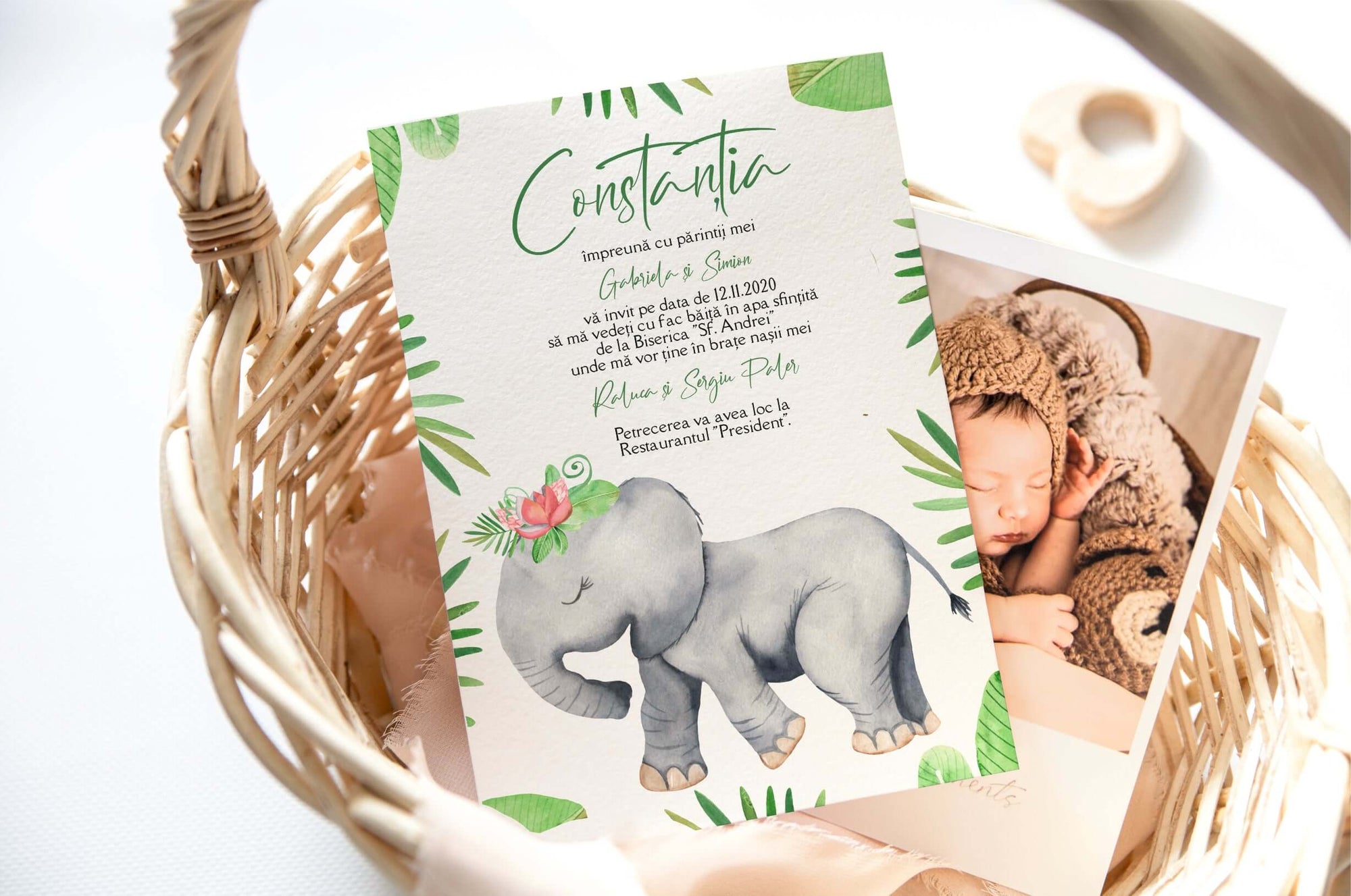 Little Elephant invitation