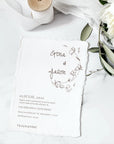 Fine Whispers wedding invitation