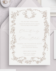 Oliver wedding invitation