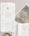 Katrine's wedding invitation